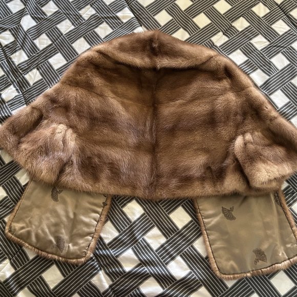 Vintage 1950's Fur Half-Coat - Picture 2 of 6
